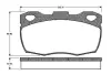 Комплект тормозных колодок, дисковый тормоз BOSCH 0986TB2148 (фото 1)