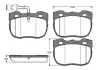 Комплект тормозных колодок, дисковый тормоз BOSCH 0986TB2150 (фото 1)