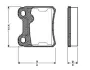 Комплект тормозных колодок, дисковый тормоз BOSCH 0986TB2158 (фото 1)