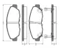 Комплект тормозных колодок, дисковый тормоз BOSCH 0986TB2178 (фото 1)