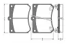 Комплект тормозных колодок, дисковый тормоз BOSCH 0986TB2186 (фото 1)