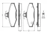 Комплект тормозных колодок, дисковый тормоз BOSCH 0986TB2187 (фото 1)