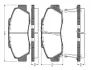 Комплект тормозных колодок, дисковый тормоз BOSCH 0986TB2193 (фото 1)