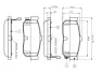 Комплект тормозных колодок, дисковый тормоз BOSCH 0986TB2199 (фото 1)