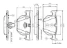 Комплект тормозных колодок, дисковый тормоз BOSCH 0986TB2207 (фото 1)