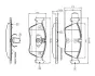 Комплект тормозных колодок, дисковый тормоз BOSCH 0986TB2209 (фото 1)