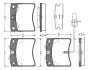 Комплект тормозных колодок, дисковый тормоз BOSCH 0986TB2210 (фото 1)