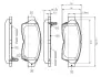 Комплект тормозных колодок, дисковый тормоз BOSCH 0986TB2222 (фото 1)