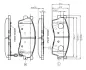 Комплект тормозных колодок, дисковый тормоз BOSCH 0986TB2229 (фото 1)