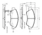 Комплект тормозных колодок, дисковый тормоз BOSCH 0986TB2233 (фото 1)