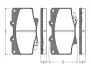 Комплект тормозных колодок, дисковый тормоз BOSCH 0986TB2238 (фото 1)