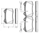 Комплект тормозных колодок, дисковый тормоз BOSCH 0986TB2243 (фото 1)