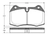 Комплект тормозных колодок, дисковый тормоз BOSCH 0986TB2247 (фото 1)