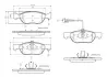 Комплект тормозных колодок, дисковый тормоз BOSCH 0986TB2282 (фото 1)