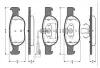 Комплект тормозных колодок, дисковый тормоз BOSCH 0986TB2285 (фото 1)