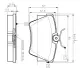 Комплект тормозных колодок, дисковый тормоз BOSCH 0986TB2290 (фото 1)