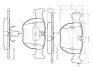 Комплект тормозных колодок, дисковый тормоз BOSCH 0986TB2292 (фото 1)