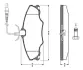 Комплект тормозных колодок, дисковый тормоз BOSCH 0986TB2296 (фото 1)