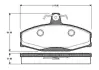 Комплект тормозных колодок, дисковый тормоз BOSCH 0986TB2305 (фото 1)