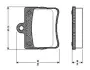 Комплект тормозных колодок, дисковый тормоз BOSCH 0986TB2309 (фото 1)