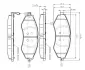 Комплект тормозных колодок, дисковый тормоз BOSCH 0986TB2319 (фото 1)