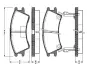 Комплект тормозных колодок, дисковый тормоз BOSCH 0986TB2331 (фото 1)
