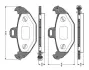 Комплект тормозных колодок, дисковый тормоз BOSCH 0986TB2337 (фото 1)