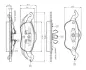 Комплект тормозных колодок, дисковый тормоз BOSCH 0986TB2338 (фото 1)