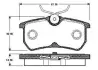 Комплект тормозных колодок, дисковый тормоз BOSCH 0986TB2339 (фото 1)