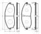 Комплект тормозных колодок, дисковый тормоз BOSCH 0986TB2345 (фото 1)
