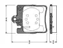 Комплект тормозных колодок, дисковый тормоз BOSCH 0986TB2350 (фото 1)