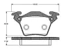 Комплект тормозных колодок, дисковый тормоз BOSCH 0986TB2354 (фото 1)