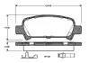 Комплект тормозных колодок, дисковый тормоз BOSCH 0986TB2360 (фото 1)