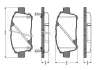 Комплект тормозных колодок, дисковый тормоз BOSCH 0986TB2367 (фото 1)