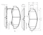 Комплект тормозных колодок, дисковый тормоз BOSCH 0986TB2371 (фото 1)