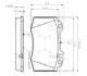 Комплект тормозных колодок, дисковый тормоз BOSCH 0986TB2377 (фото 1)