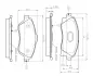 Комплект тормозных колодок, дисковый тормоз BOSCH 0986TB2381 (фото 1)