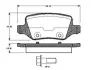 Комплект тормозных колодок, дисковый тормоз BOSCH 0986TB2391 (фото 1)