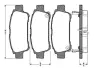 Комплект тормозных колодок, дисковый тормоз BOSCH 0986TB2393 (фото 1)