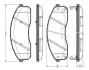 Комплект тормозных колодок, дисковый тормоз BOSCH 0986TB2394 (фото 1)