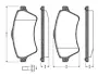 Комплект тормозных колодок, дисковый тормоз BOSCH 0986TB2396 (фото 1)
