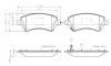 Комплект тормозных колодок, дисковый тормоз BOSCH 0986TB2397 (фото 1)