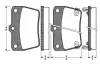 Комплект тормозных колодок, дисковый тормоз BOSCH 0986TB2406 (фото 1)