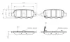 Комплект тормозных колодок, дисковый тормоз BOSCH 0986TB2417 (фото 1)