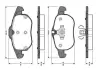 Комплект тормозных колодок, дисковый тормоз BOSCH 0986TB2421 (фото 1)