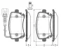 Комплект тормозных колодок, дисковый тормоз BOSCH 0986TB2426 (фото 1)