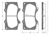 Комплект тормозных колодок, дисковый тормоз BOSCH 0986TB2449 (фото 1)