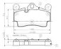 Комплект тормозных колодок, дисковый тормоз BOSCH 0986TB2456 (фото 1)