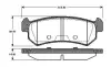Комплект тормозных колодок, дисковый тормоз BOSCH 0986TB2465 (фото 1)