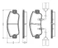 Комплект тормозных колодок, дисковый тормоз BOSCH 0986TB2480 (фото 1)